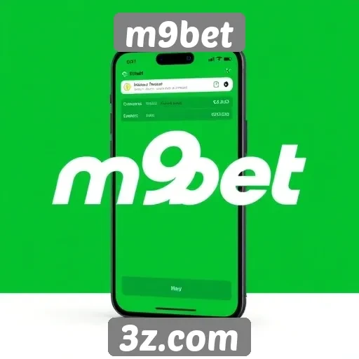 Interface do M9bet é otimizada para dispositivos móveis