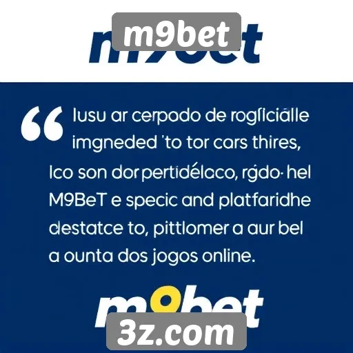 Opiniões de jogadores sobre a experiência no m9bet